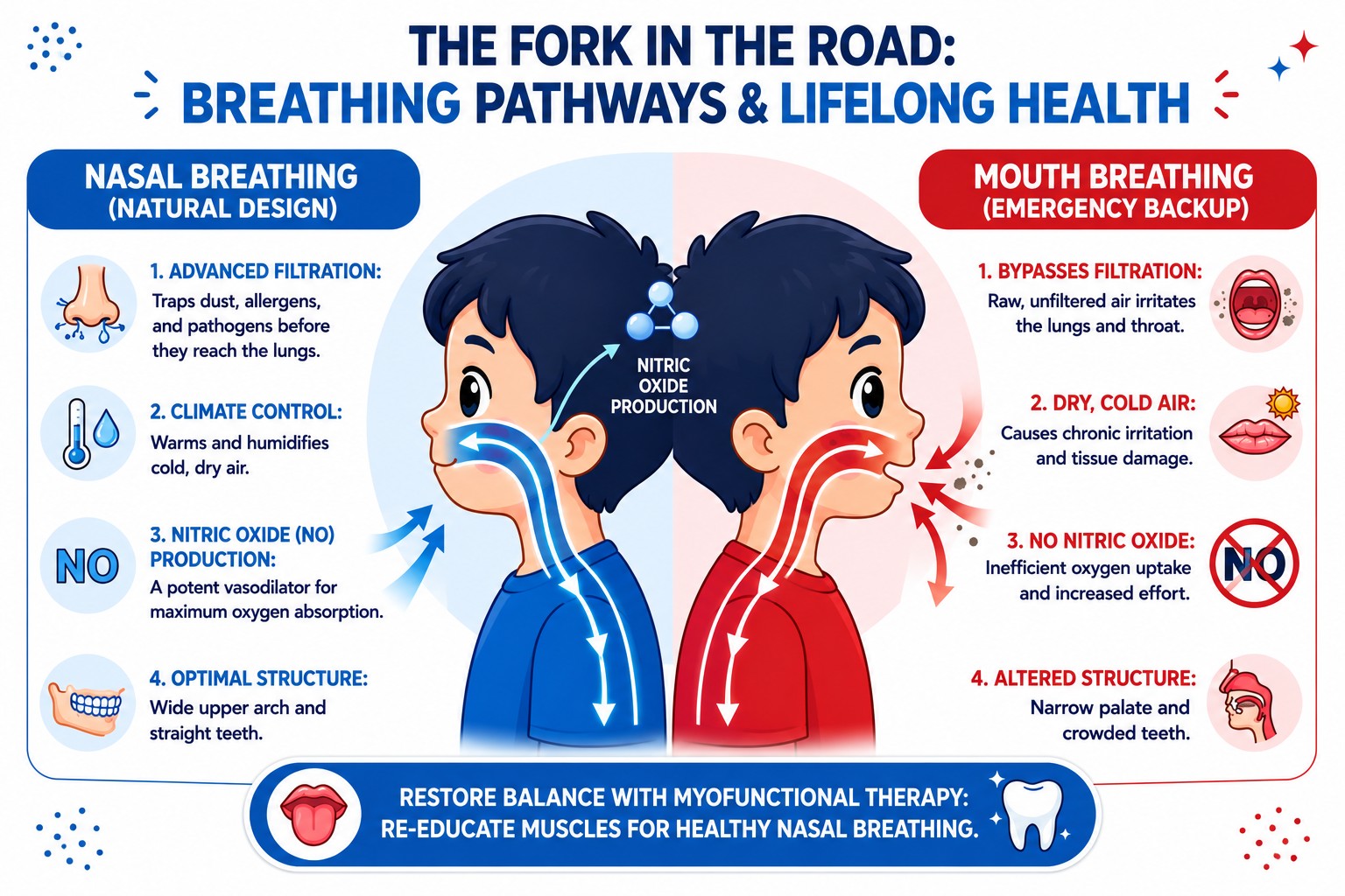 The Fork in the Road Breathing Pathways and Life Long Health