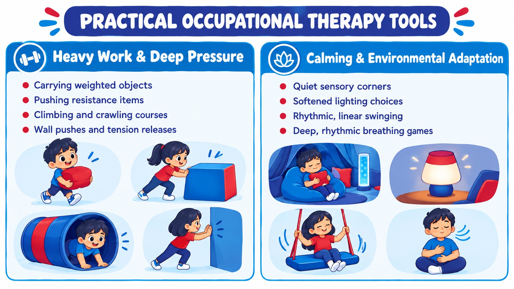 Practical Occupational Therapy Tools Infographic () Practical Occupational Therapy Tools Infographic ()