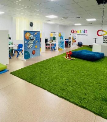 Gestalt Language Processing therapy area at ABLE UK Dubai clinic
